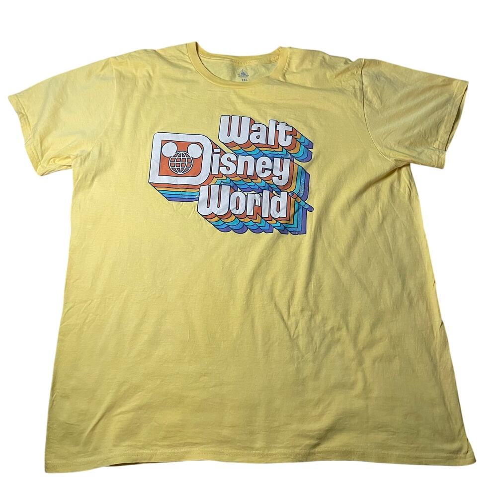 Vintage Distressed Disney World Tee - Size XXL **